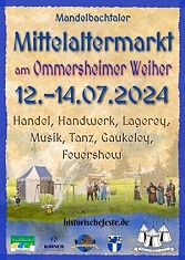 Aktuelle Bilder vom Mittelaltermarkt Mandelbachtal - Ommersheimer Weiher 2024